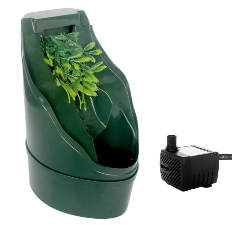 110V Automatic Reptile Water Dispenser – Humidifying Fountain for Terrariums - Pet Oasis