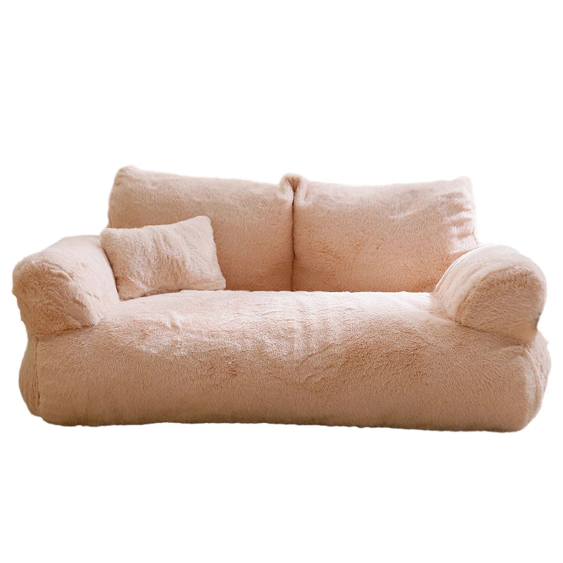 Luxury Soft Cat & Dog Bed – Washable, Non-slip Sofa for Pets 