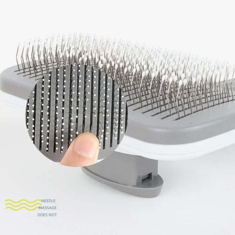 Stainless Steel Pet Grooming Brush – For Dogs & Cats