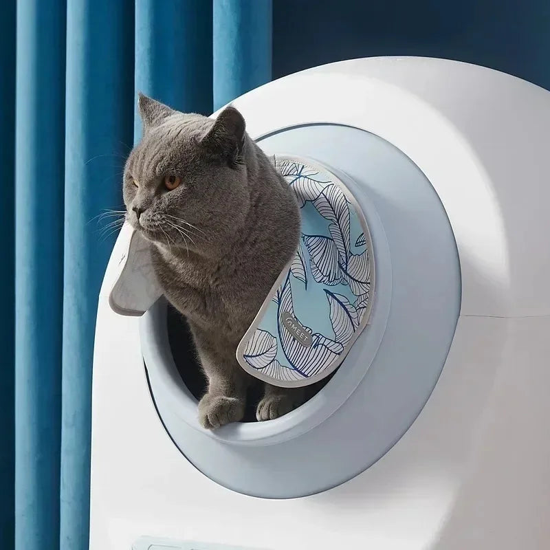 MEET Odor-Blocking Closed Cat Litter Box – Washable & Customizable - Pet Oasis