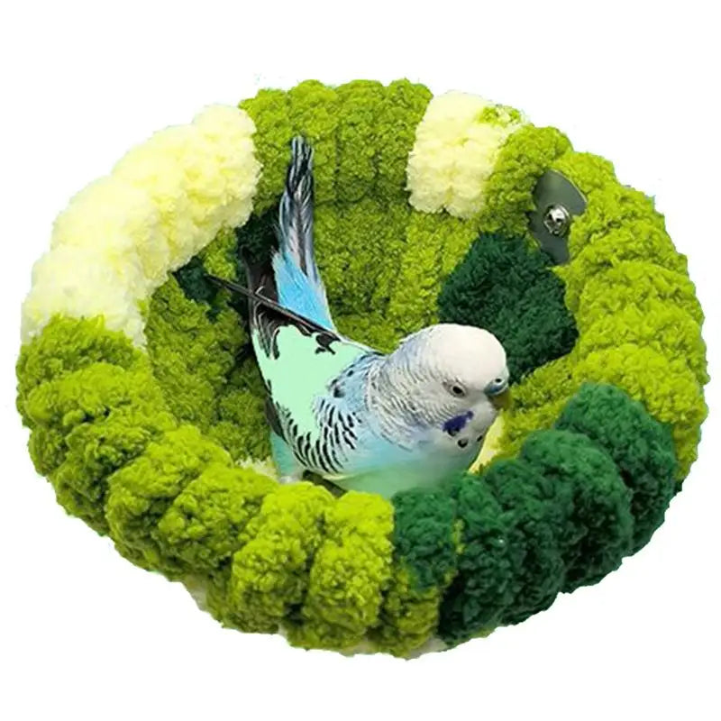 Cozy Bird Nest Bed – Warm Hammock for Parrots & Parakeets - Pet Oasis