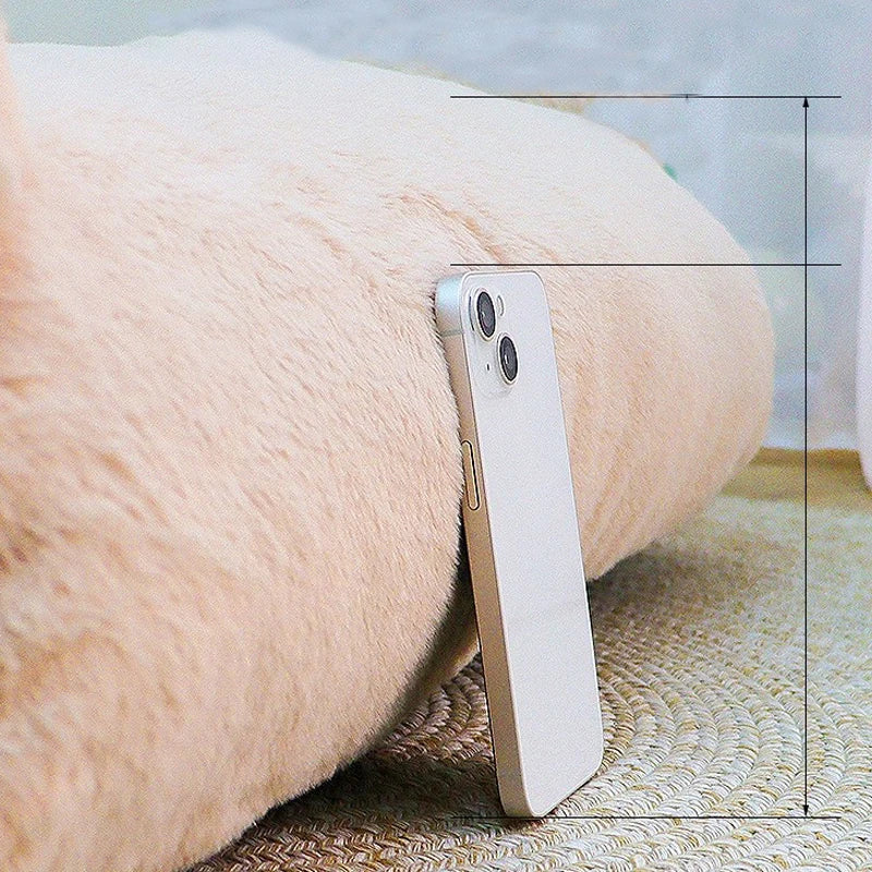 iphone with Luxury Soft Cat & Dog Bed – Washable, Non-slip Sofa for Pets 